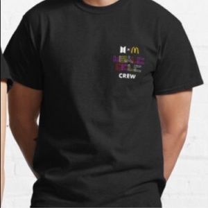 BTS McDonald’s Promotional Crew T-shirt Never Worn